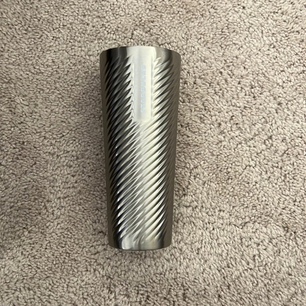 Silver SS Starbucks Tumbler- Tumbler Only